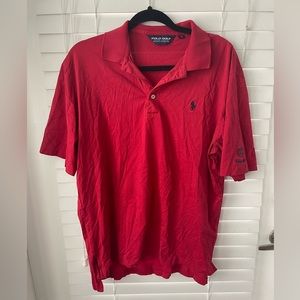 RED POLO GOLF SHIRT